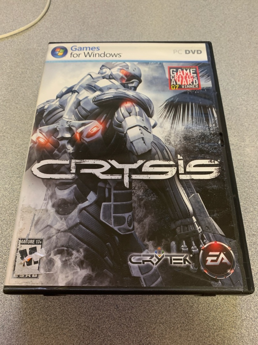 Logitech Black and Silver Gaming PC Game Case Art